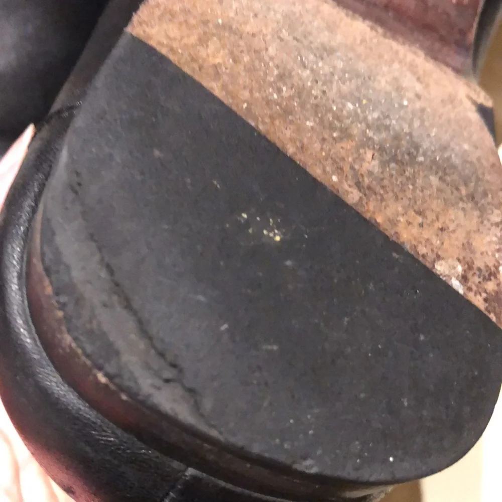 Cole Haan genuine leather black loafers slip on